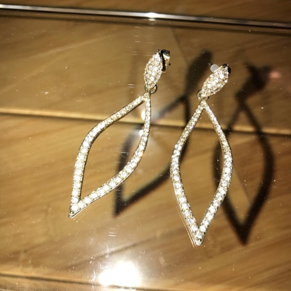 Rhinestone Drop Earrings